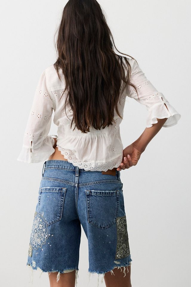 We The Free Reverie Patchwork Shorts #1