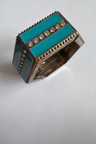 Vintage Hexagon Rhinestone Bracelet Selected by Cherry