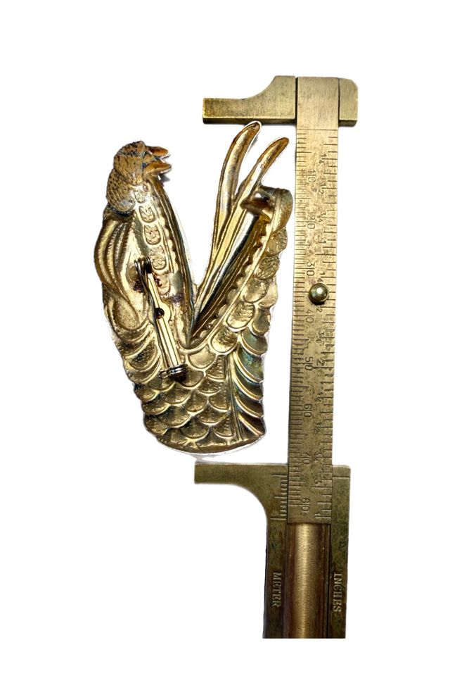 Vintage XL Hissing Snake Brooch Lapel Pin Selected by Lux Revival #2