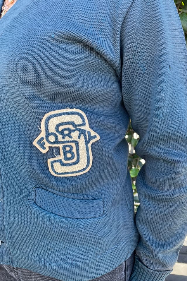 Vintage 1940's Varsity Cardigan Selected by FernMercantile #1