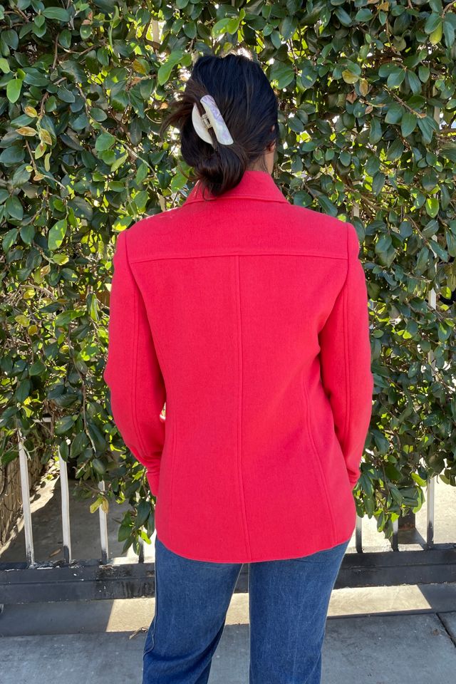 Vintage 1990's Coral Cashmere Jacket Blazer Selected by FernMercantile #2