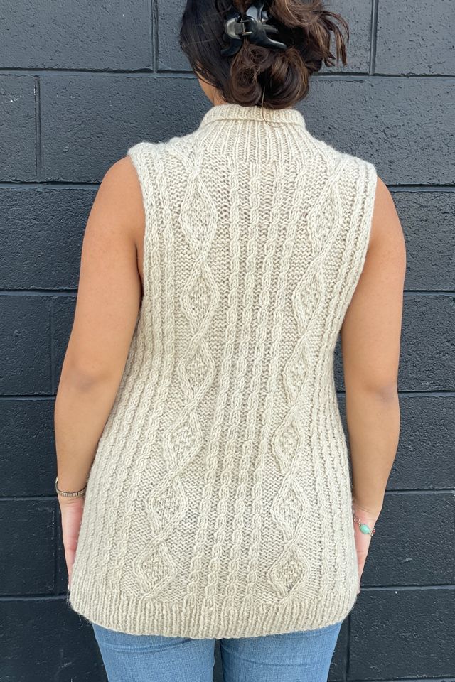 Cable Knit Vest Selected by FernMercantile #2
