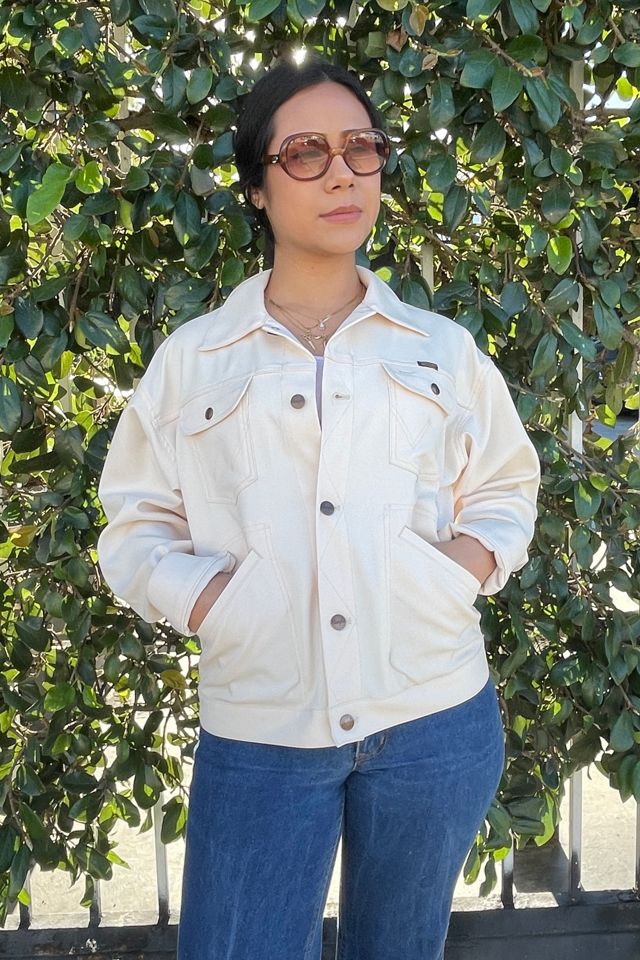 Wrangler Off White Classic Jacket Selected by FernMercantile #1