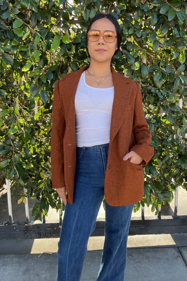 Vintage 1980's Brown Banana Republic Jacket Selected by FernMercantile #1