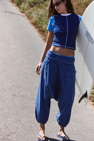 Hot Shot Harem Pants by FP Movement at Free People in Black Grape, Size: XS