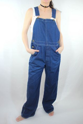 1950s Duck Head Denim Bib Overalls Selected By Moons + Junes Vintage