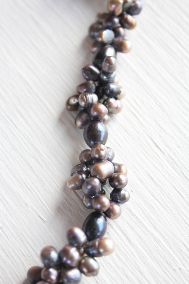 Vintage Freshwater Pearl Cluster Bracelet Selected By Moons + Junes Vintage #1