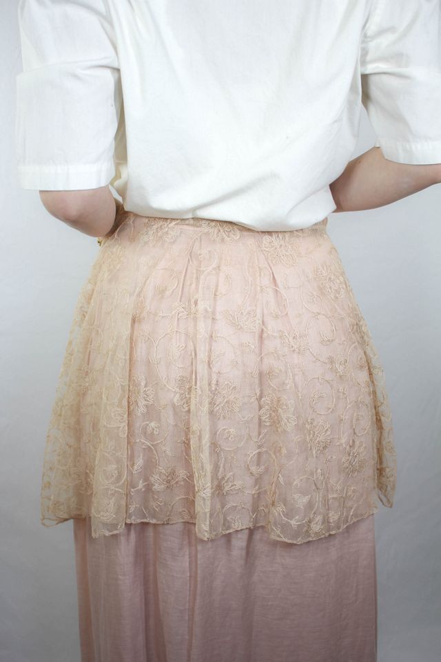 1920s Antique Lace Intimates Layering Skirt Selected By Moons + Junes Vintage #3
