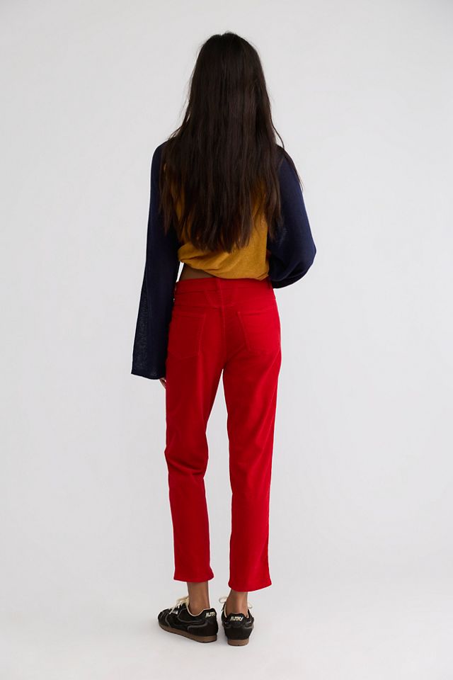 Closed Pedal Pusher Relaxed Corduroy Pants #2