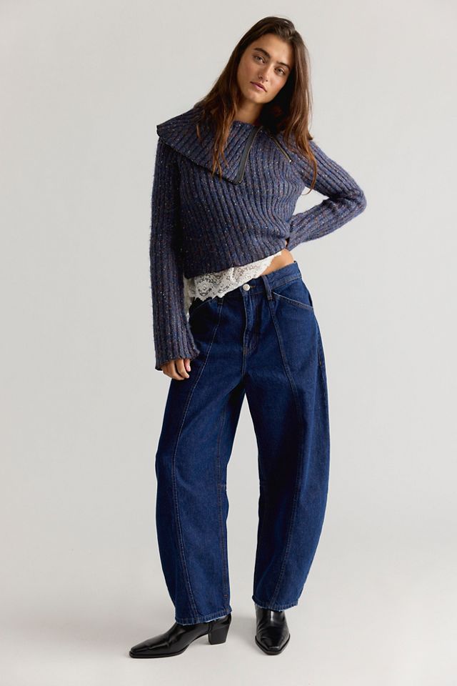 Jeans Dala Lido à coutures plates à la cheville #1