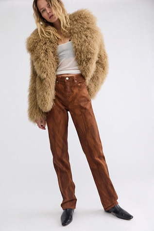 Dala Calla Mid-Rise Straight Jeans by Free People