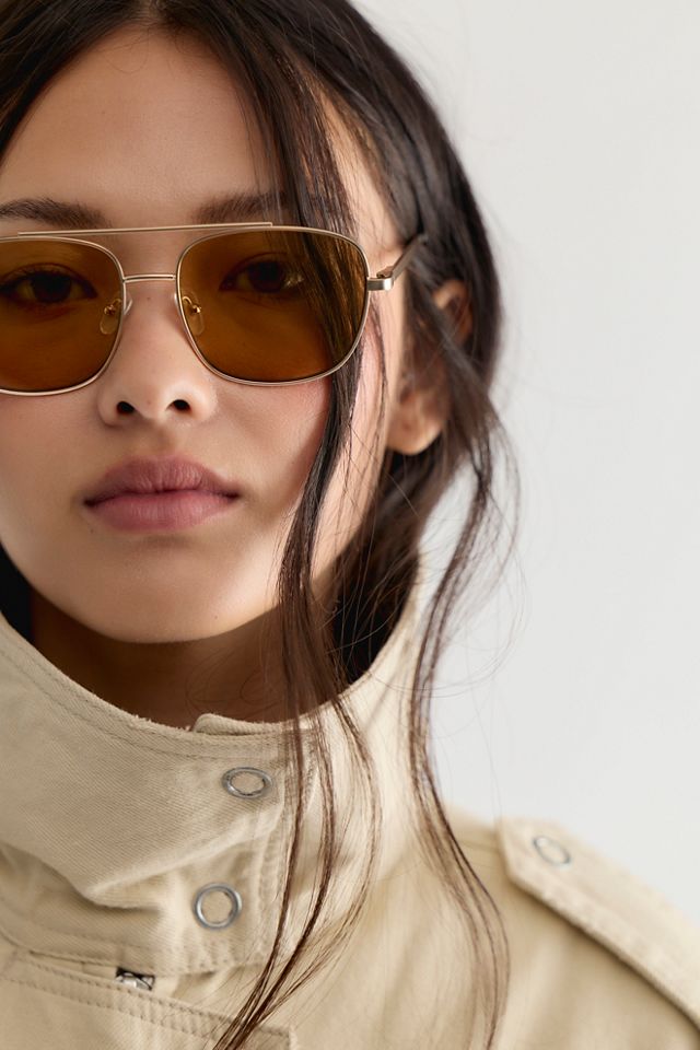 Brooks Metal Aviator Sunglasses #4