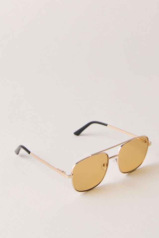 Brooks Metal Aviator Sunglasses #2