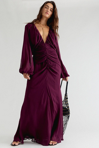 Shona Joy Amina Plunge Maxi Dress