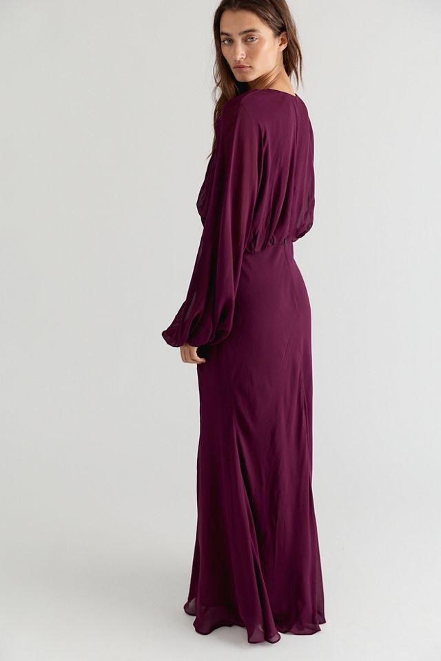 Shona Joy Amina Plunge Maxi Dress #1