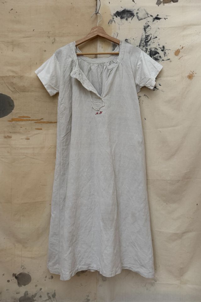 GOOD DAYS Vintage 1900s French Linen Dress #1