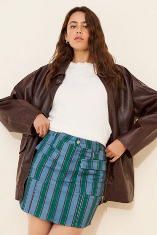 The Tiny Big Sister Heavy Twill Mini Skirt