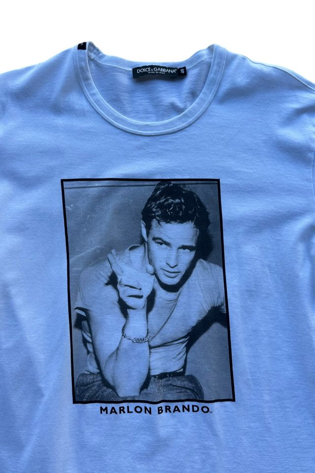 Dolce And Cabbana T Shirt Marlon Brando Print T Shirt Selected By Vintage Warrior #1