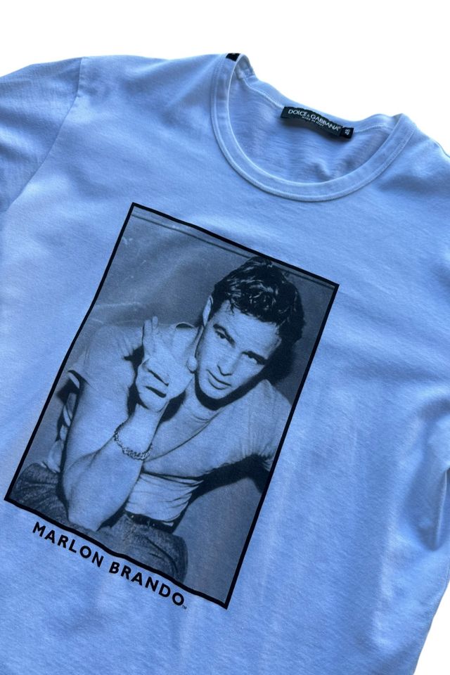 Dolce And Cabbana T Shirt Marlon Brando Print T Shirt Selected By Vintage Warrior #2