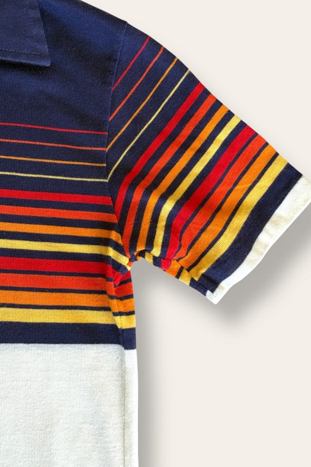 Vintage 1970's Striped Collared Shirt Selected By Afterlife Boutique #1