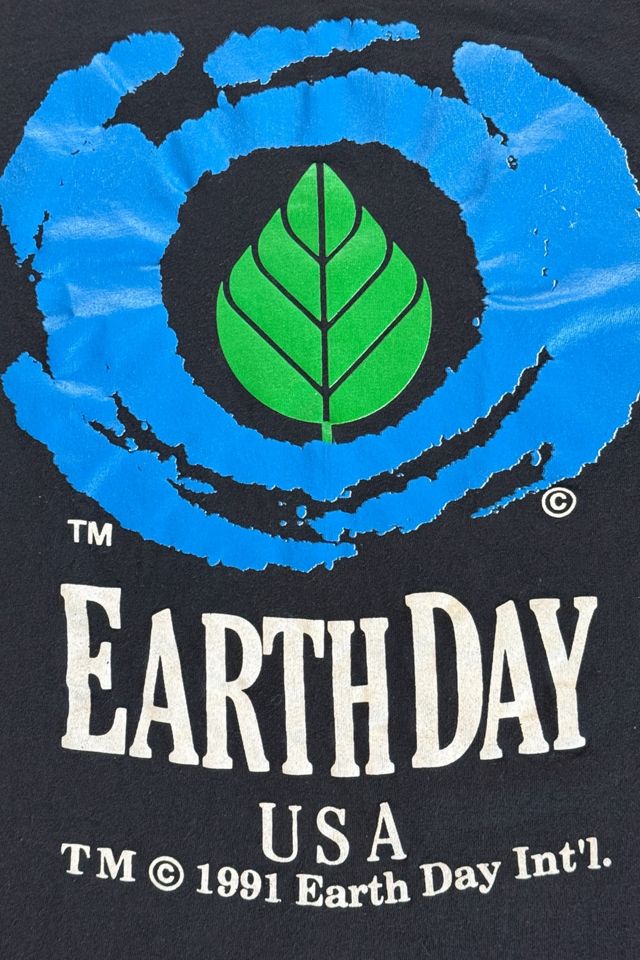 Vintage 1990's Earth Day T-Shirt Selected By Afterlife Boutique #1