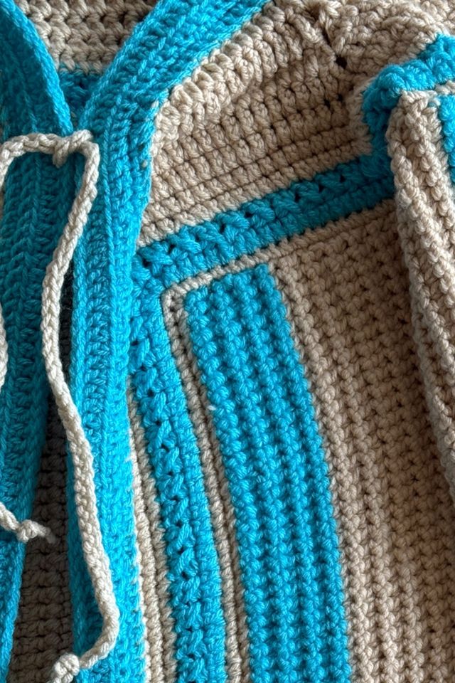 Vintage 1970's Handmade Knit Cardigan Selected By Afterlife Boutique #1