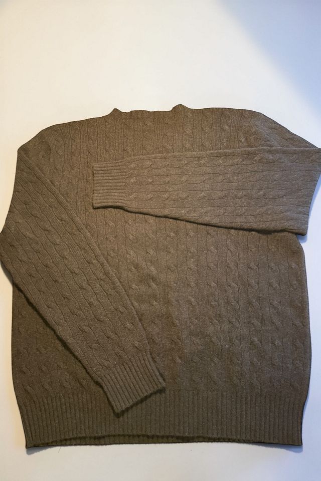 Polo Ralph Lauren Cashmere Cable Knit Heathered Sweater Selected by Personal Choice #2