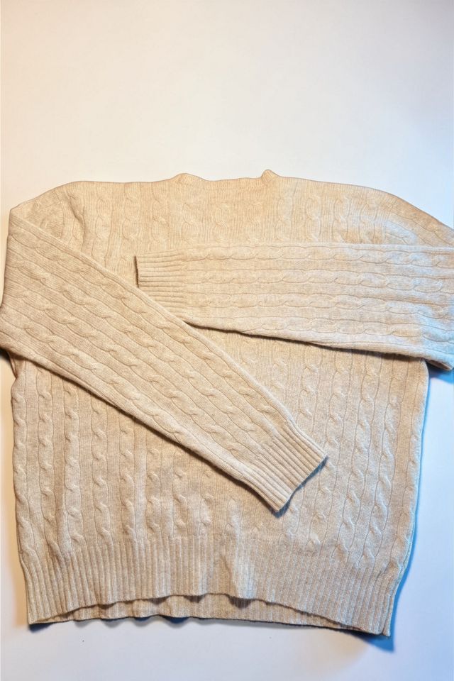 Polo Ralph Lauren Cashmere Heathered Cable Knit Sweater Selected by Personal Choice #1
