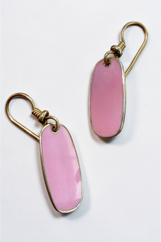Vintage Laurel Burch Oval Drop Earrings Selected by Personal Choice