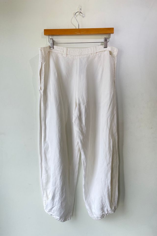 Dries van Noten White Linen Pants Selected by The Curatorial Dept. #1