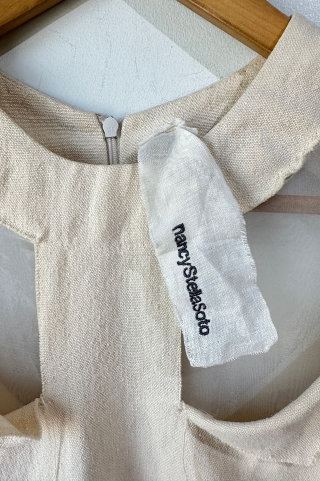 Nancy Stella Soto Cream Cutout Dress Selected by The Curatorial Dept. |  Free People