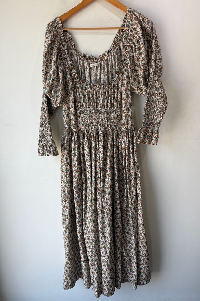 Doen Kaira Dress Orange Blue Floral Selected by The Curatorial Dept. #2