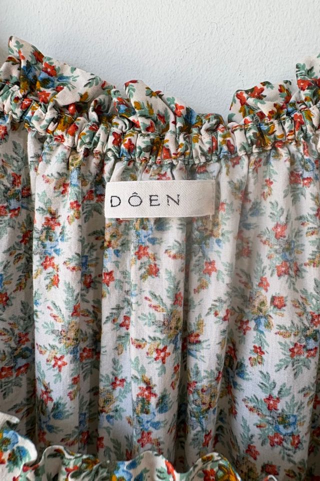Doen Kaira Dress Orange Blue Floral Selected by The Curatorial Dept. #3