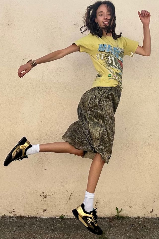 Isabel Marant Etoile Metallic Skirt Selected by The Curatorial Dept. #1