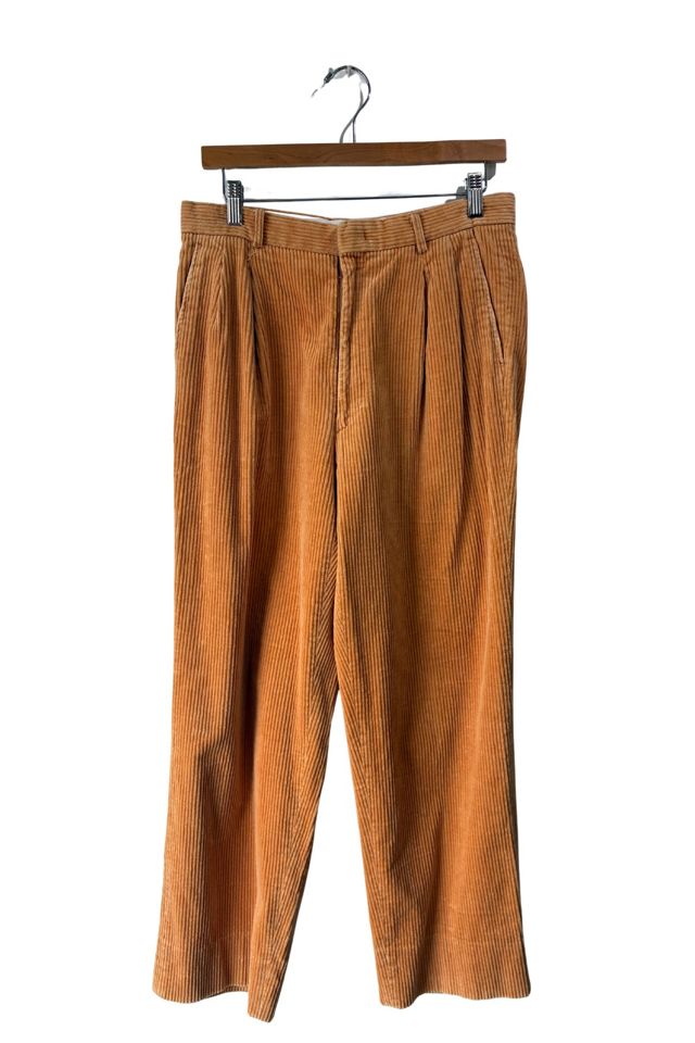 Spasso Yellow Wide Wale Corduroy Pants Selected by The Curatorial Dept. #1