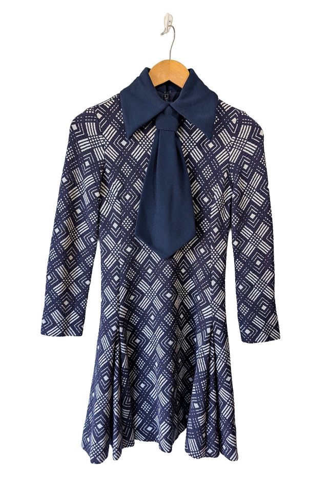 Amba for Jr. Sophisticates Navy Tie Dress Selected by The Curatorial Dept. #1