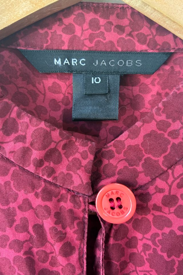 Marc Jacobs Maroon Floral Top Selected by The Curatorial Dept. #3