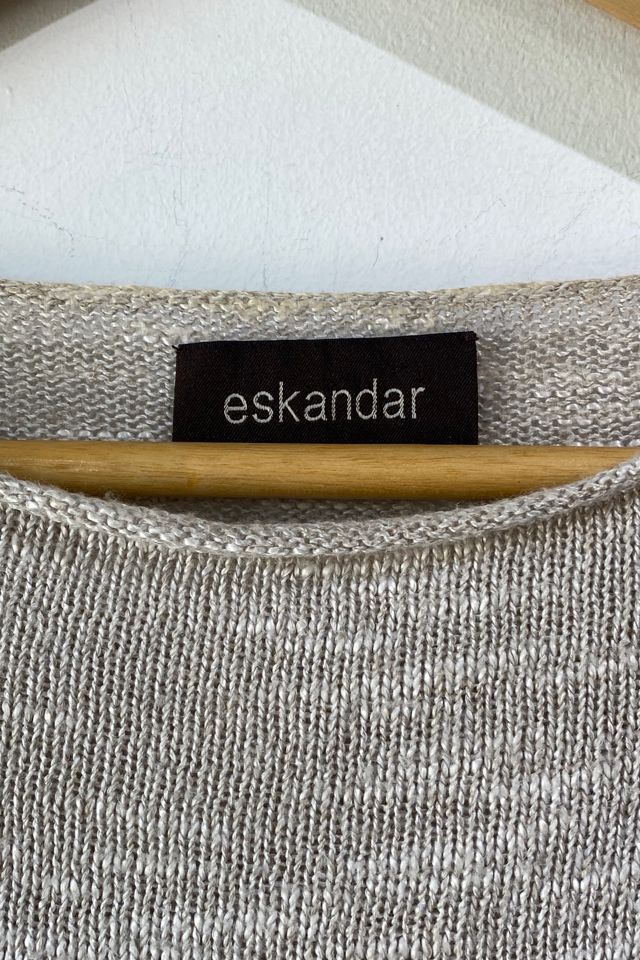 Eskandar Gray Knit Tunic Selected by The Curatorial Dept. #3