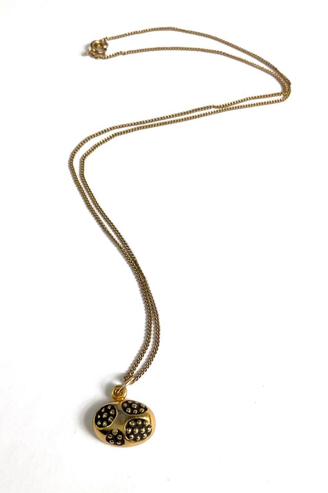 Vintage Small Pendant On Delicate Gold Chain Selected By Ankh By Racquel #1