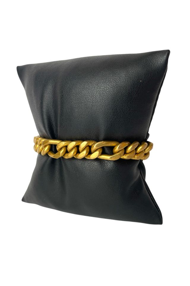 1990’s  Brass Thick Chain Bracelet Selected By Ankh By Racquel #1