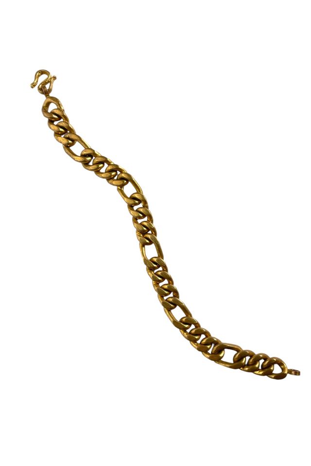 1990’s  Brass Thick Chain Bracelet Selected By Ankh By Racquel #2