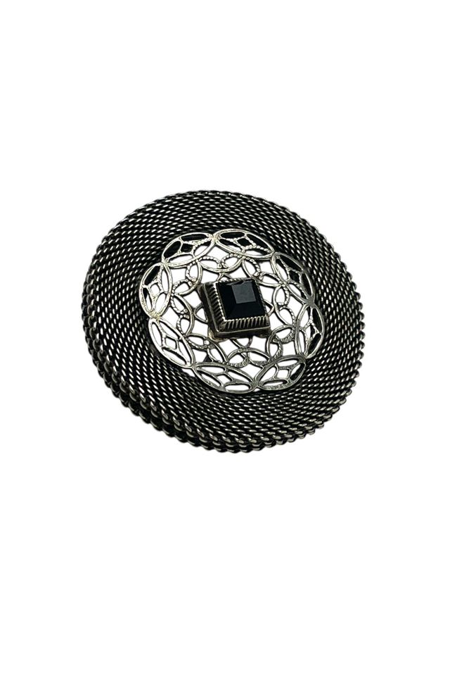 Vintage Filagree Circle Brooch Selected By Ankh By Racquel #2