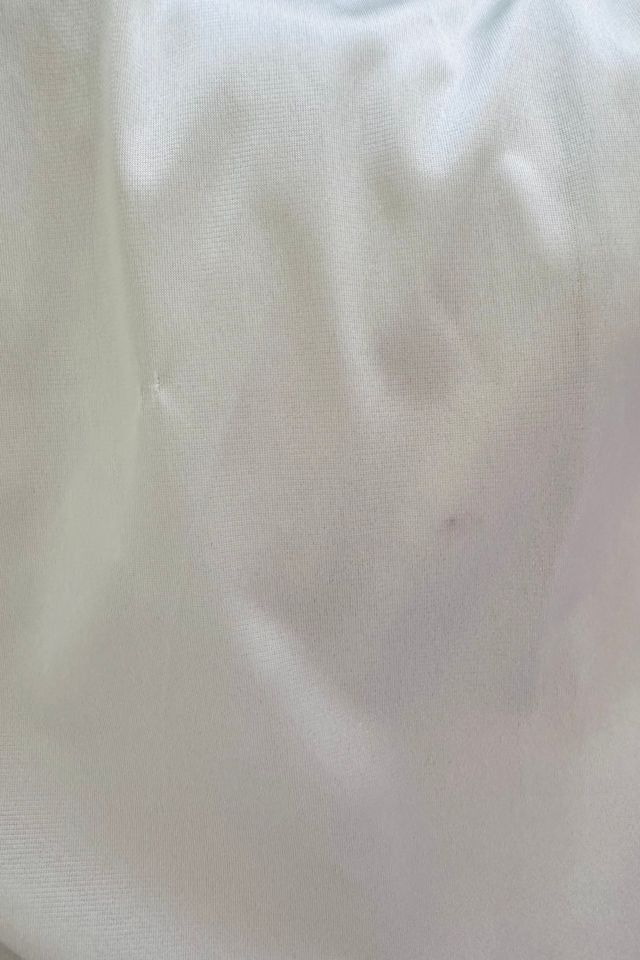 Light Gray Ice Blue Slip with Lace and Rosebud at Hem Selected by KA.TL.AK #3