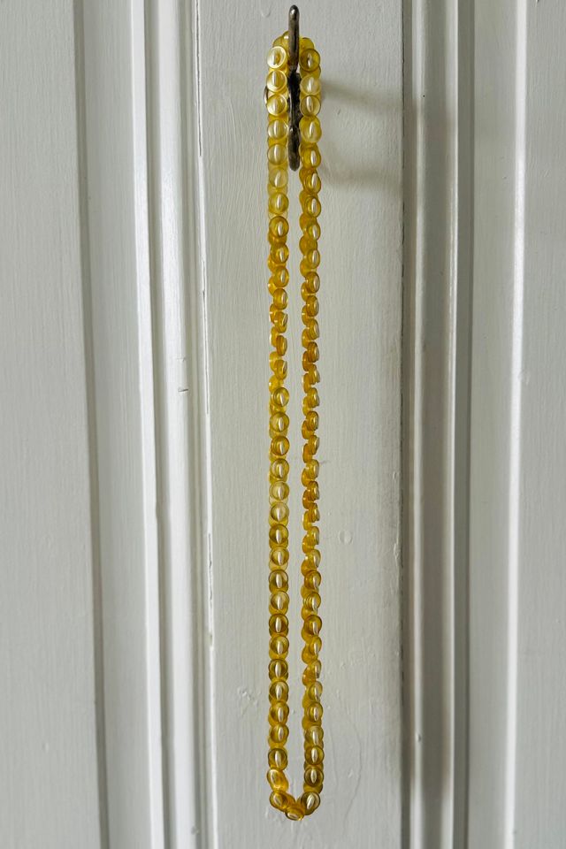 Vintage Butterscotch Handmade Button Necklace Selected by KA.TL.AK #2