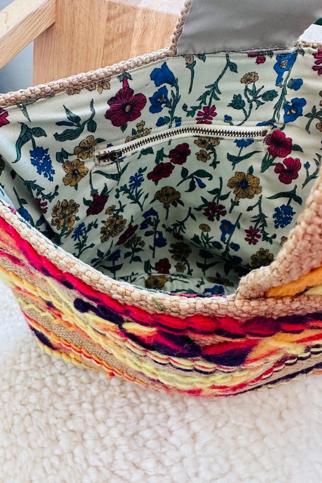 Vintage Handmade Embroidered Butterfly Motif Bag Selected by KA.TL.AK #1