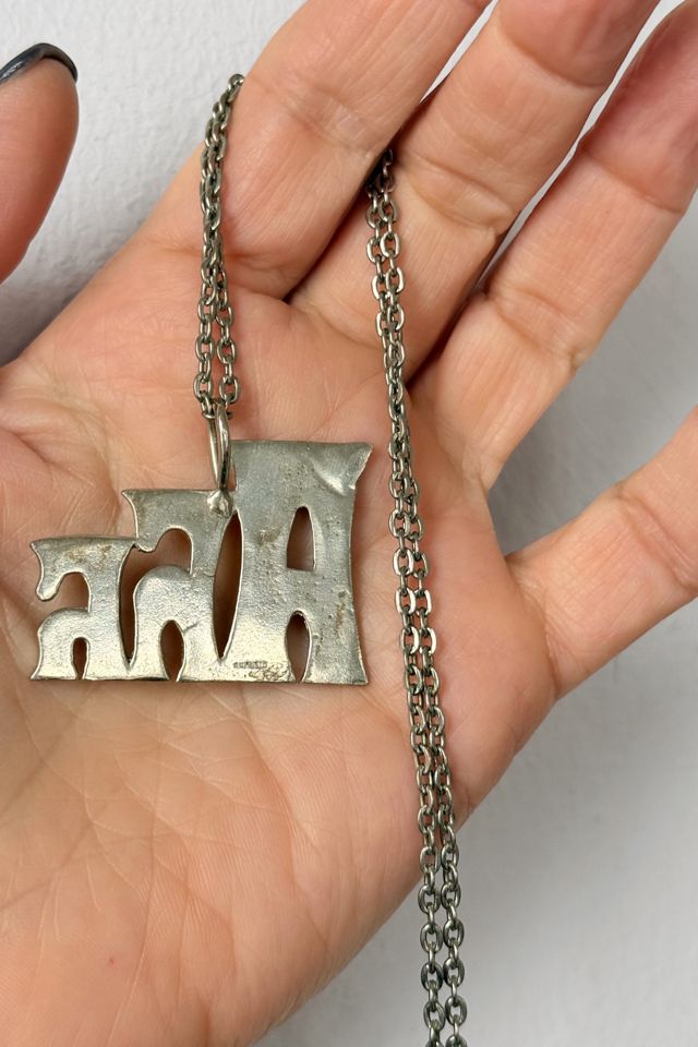 70s AHH Vintage Whimsical Word Pendant Selected by MARMALADE #3