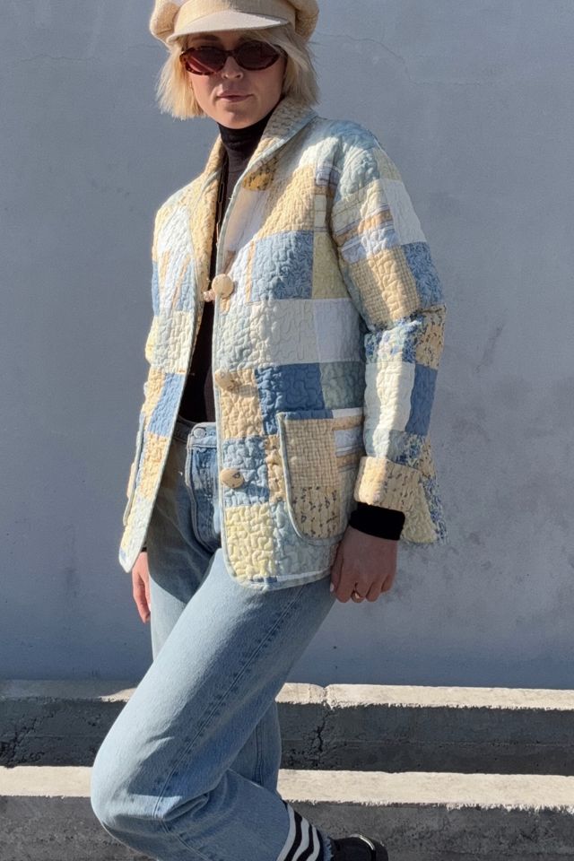 Vintage 1960s Quilted Coat Selected by Kikos Kloset #2