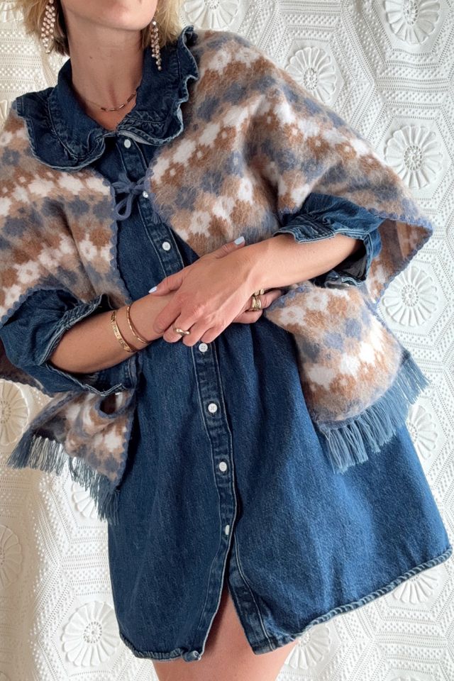 Vintage 1970s Poncho Selected by Kikos Kloset #1