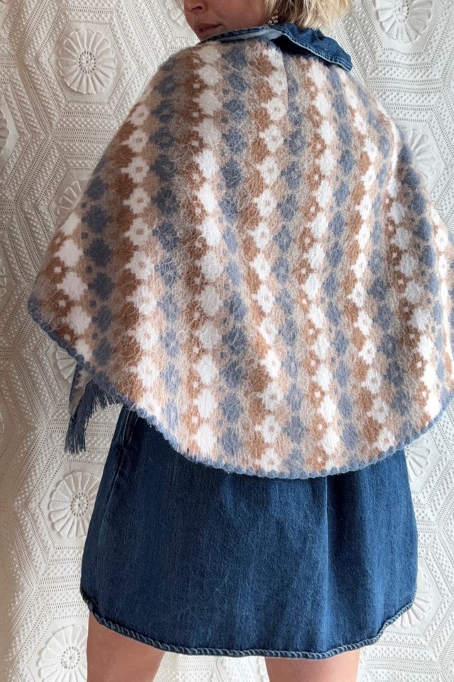 Vintage 1970s Poncho Selected by Kikos Kloset #3