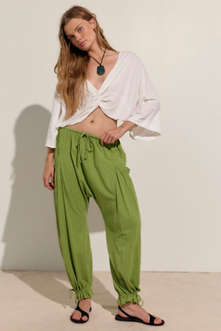 Dew Drop Trousers by free-est at Free People in Sways Of Palm, Size: Small